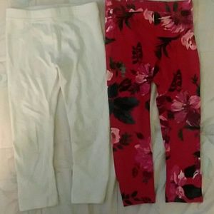 Girls pair of 3t Old Navy leggings